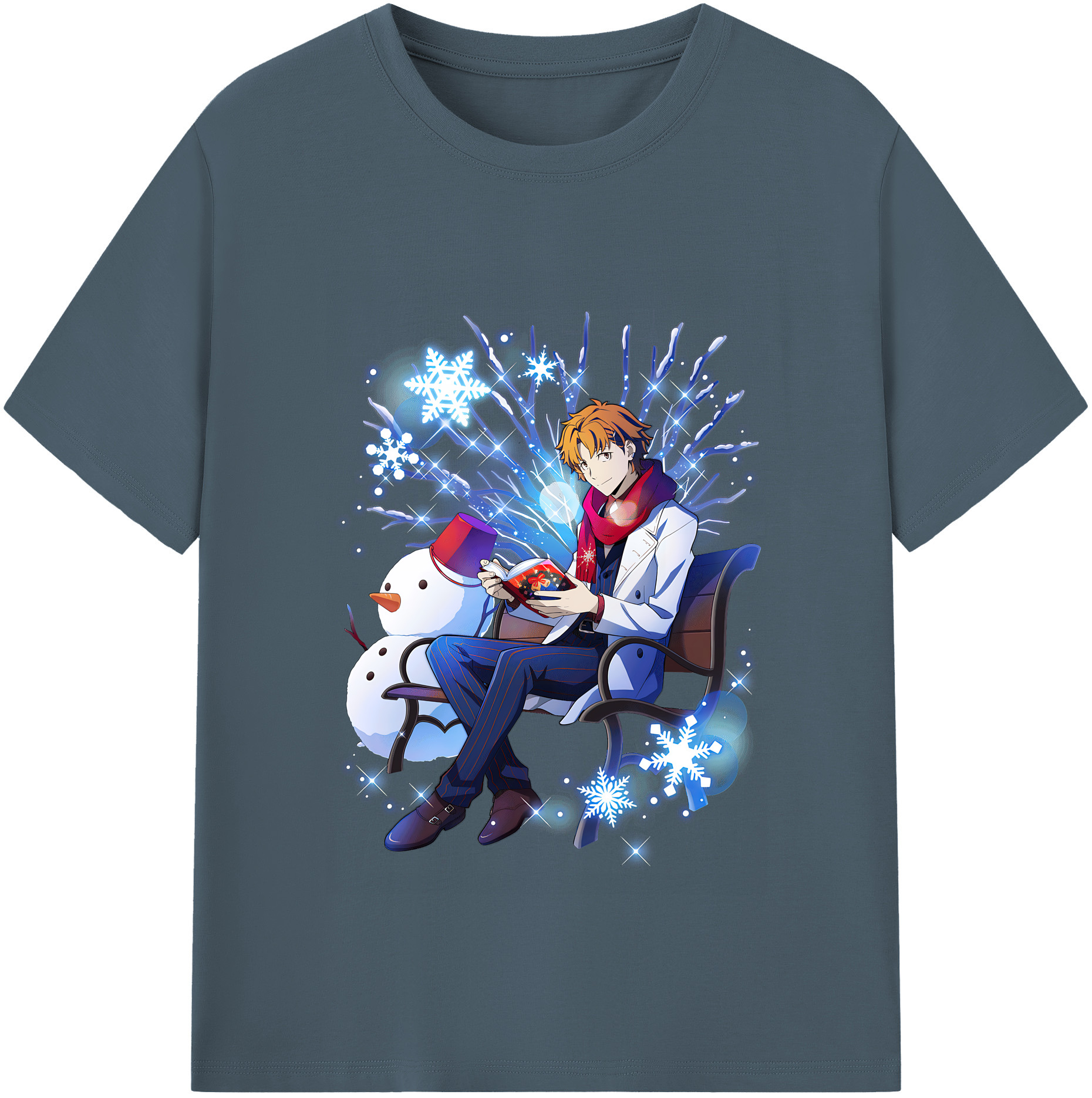 （画像用） 文豪ストレイドッグス Bungo Stray Dogs 綿100％半袖Tシャツ（フロントプリント）